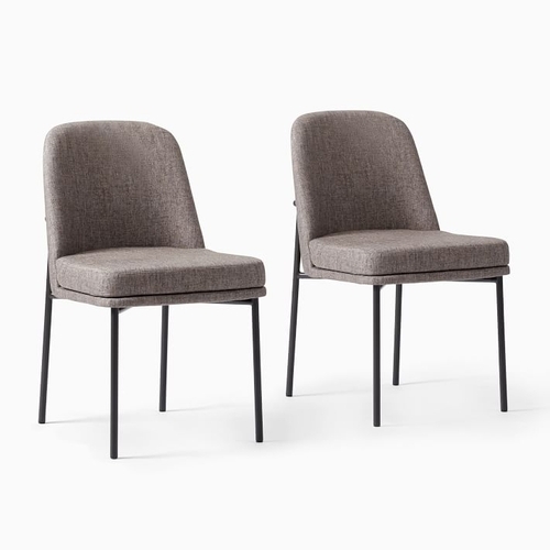 Jack Metal Frame Dining Chairs, Set of 2