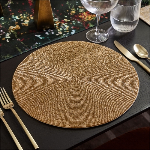 Beaded Linens Placemats