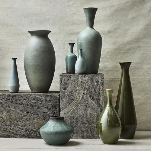 Glazed Ceramic Vases (10