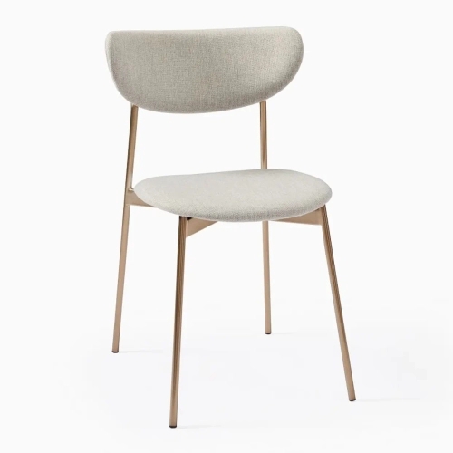 Modern petal Upholstered dining Chair