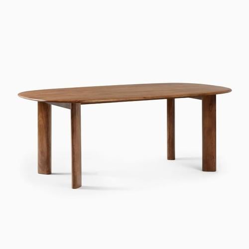 Anton Solid Wood Oval Dining Table