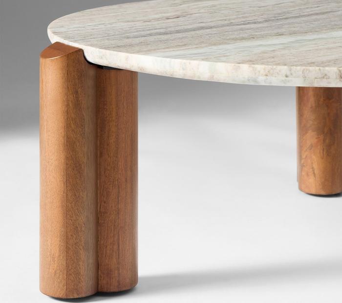 Lorraine Marble Coffee Table (36")