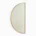 Half-Moon Metal Wall Mirror