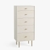 Modernist Wood + Laquer Jewelry Armoire