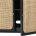 Ida (68") Woven Media, Black/Natural