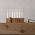 Wood Menorah - Natural
