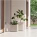 Beveled Ficonstone Indoor/Outdoor Planters