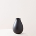 Pure Black Ceramic Vases