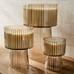 Luster Glass Pedestal Candles – Iced Elm & Bergamot