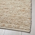 Mini Pebble Wool Jute Rug - Natural/Ivory