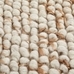 Mini Pebble Wool Jute Rug - Natural/Ivory