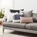 Ink Abstract Pillow Covers, Platinum