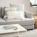 Ink Abstract Pillow Covers, Platinum