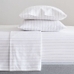 Washed Cotton Melange Simple Stripe Sheet