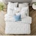 Pintuck Stripe Duvet, White