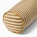 Modern Silk Stripe Bolster Pillow