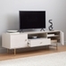 Modernist Wood & Lacquer Media Console (68") - Winter Wood