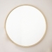 Metal Framed Mirror, Antique Brass, Oversized Circle