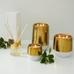 White + Gold Candle - Smoked Tonka