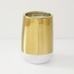 White + Gold Candle - Smoked Tonka