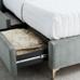 Andes Deco Upholstered Storage Bed