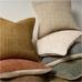 Two Tone Chunky Linen Pillow Cover