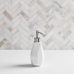 Faceted Porcelain Bath Accessories