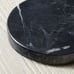 Black Marble Round Coasters (Set of 4)