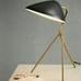 Curvilinear Mid Century Task Table Lamp