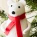 Felt Polar Bear Ornament