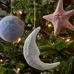 Cotton Mache Moon Ornament