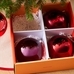 Large Tonal Red Ornaments (Set of 4)
