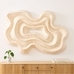 Geode Fiber Natural Dimensional Wall Art