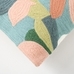 Crewel Lotus Floral Pillow Cover