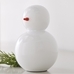 St. Jude White Lacquer Snowman Figurines