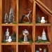 St. Jude White Lacquer Snowman Figurines
