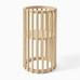 Slatted Wood Pedestal Plant Stands