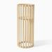 Slatted Wood Pedestal Plant Stands