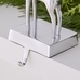 Metal Standing Reindeer Stocking Holder - Nickel