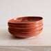 Organic Low Bowl, Terracotta, Set of 4