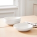 Organic Shaped Porcelain Dinnerware, Set of 4