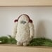 Felt Yeti Figurines