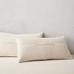 Accented Cotton Canvas Lumbar Pillow Cover
