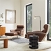 Kristoff Leather Swivel Chair