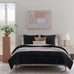 Lush Velvet Linear Comforter & Shams