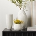 Sanibel Textured Ceramic Vases - White