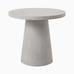 Concrete Indoor/Outdoor Pedestal Round Dining Table 