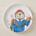 Dapper Animal Holiday Salad Plates