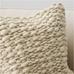 Chunky Paddle Woven Pillow Cover