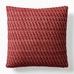 Textured Checker Pillow Cover